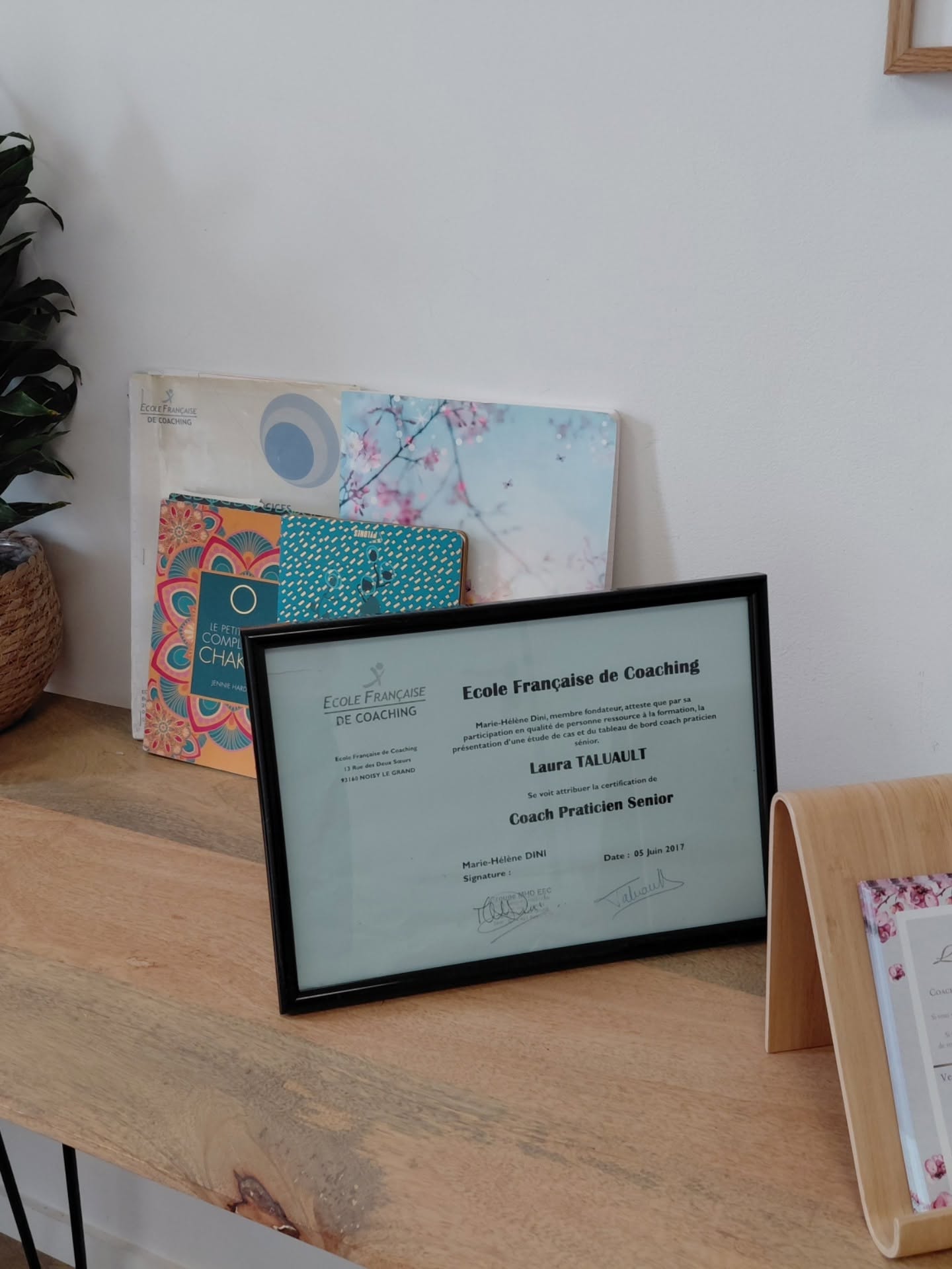 Diplôme Coach Praticien Senior de Laura Taluault